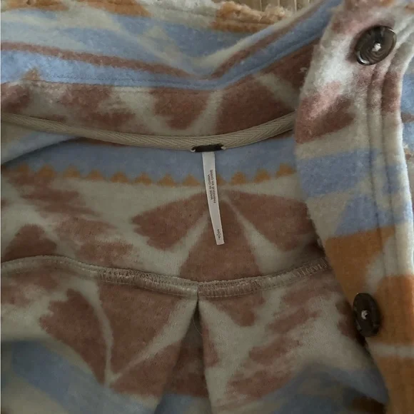 Free People Jacquard Ruby Jacket Aztec Print Sedona Combo Size S - Picture 6 of 6